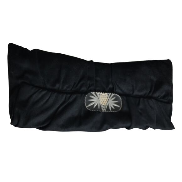 1940s The Meeker Company 100% Virgin Wool Maxi Clutch Lucite Clasp Gently Used - Picture 1 of 12